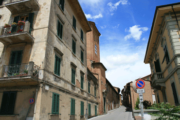 Veduta norda da via Roma